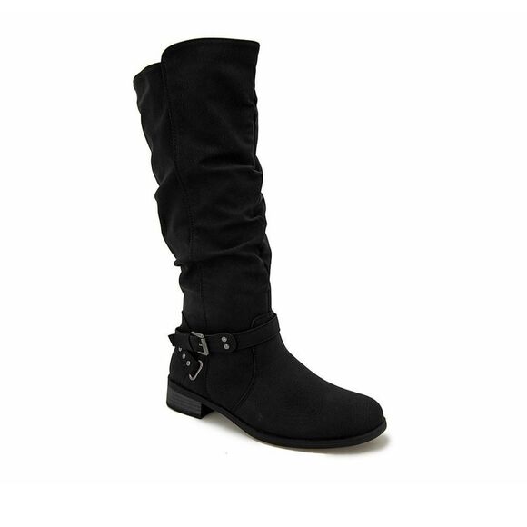 UNR8ED ROUND TOE SIDE ZIPPER CLOSURE WOMEN'S KNEE HIGH BOOTS - Picture 1 of 15